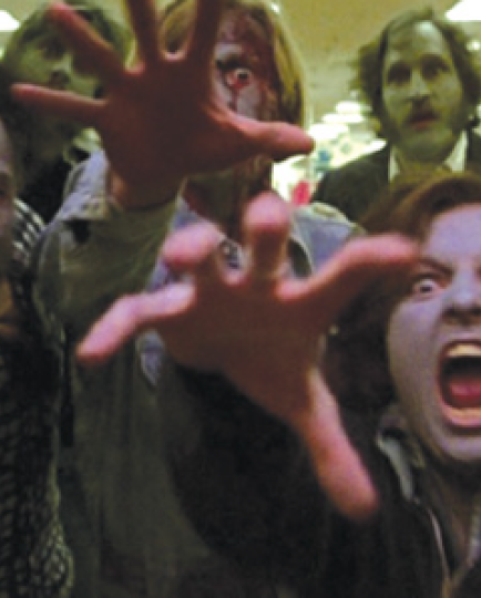 Zombies in a mall. Still from the film Dawn of the Dead