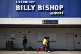 Passengers arrive at Billy Bishop Airport