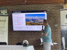 Chris Oyler presenting